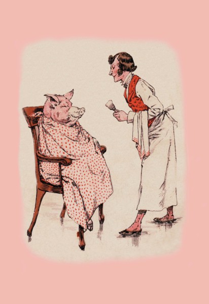 Shaving the Pig 1900