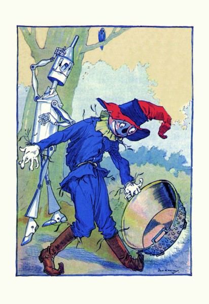 Tin Man and Scarecrow 1900