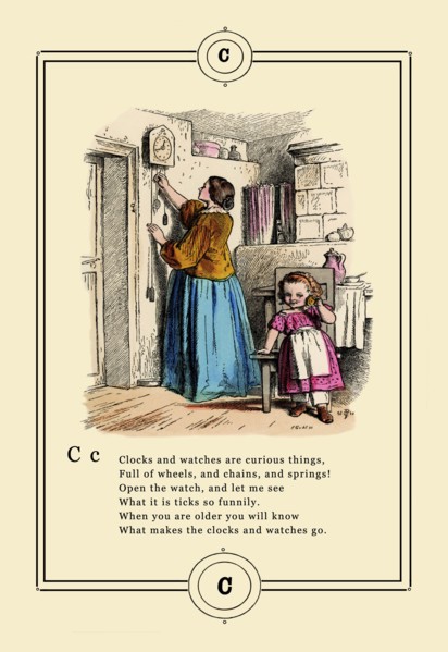Little Lily's Alphabet: Clocks and Watches 1880