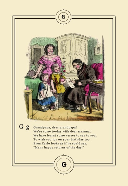 Little Lily's Alphabet: Grandpapa 1880