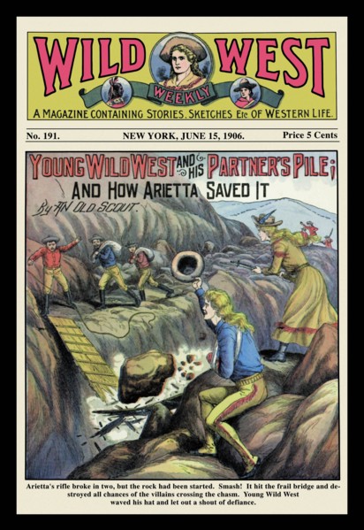 Wild West Weekly: Young Wild West and his Partner's Pile 1906