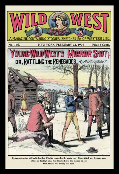 Wild West Weekly: Young Wild West's Mirror Shot 1905