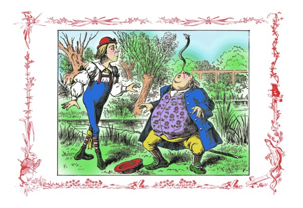 Alice in Wonderland: Father William Balances an Eel