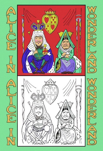 Alice in Wonderland: King and Queen of Hearts - Color Me! 1930