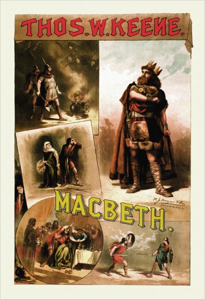 Thos W. Keene as Macbeth 1884