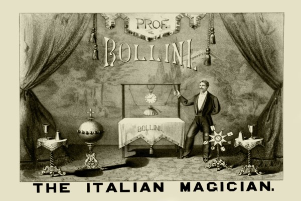 Professor Bollini; The Italian Magician 1879
