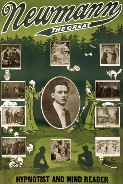 Newmann the Great hypnotist and mind reader 1916