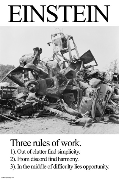 Einstein; Three Rules of Work 2009