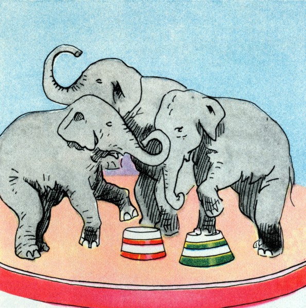 Three Elephants 1938