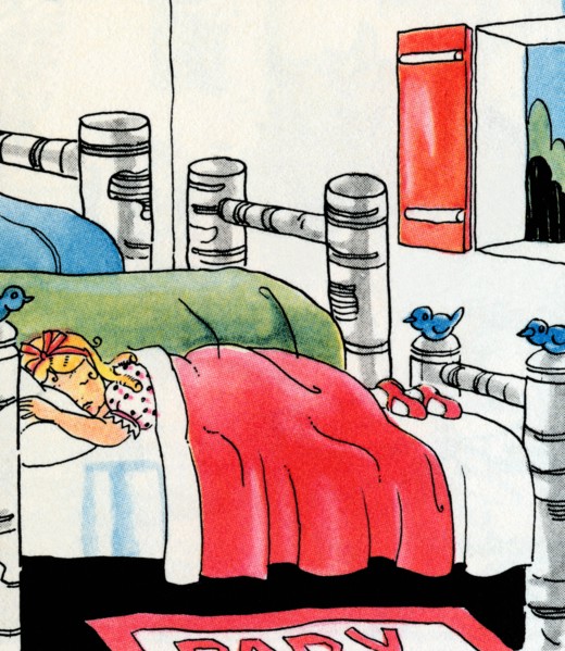 Goldilocks in Baby bear's Bed 1938