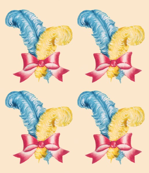 Four Hat Feather Sets 1935