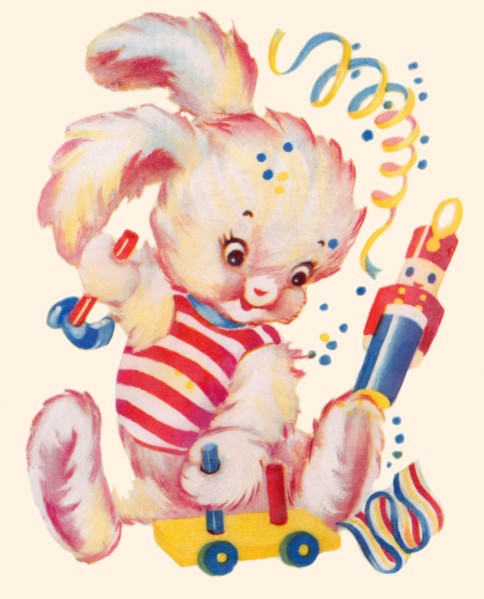 Toy Rabbit at Play 1935