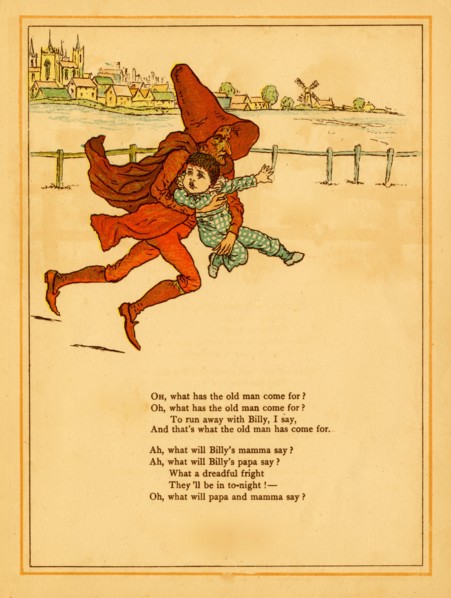 Thief runs away with Child 1875