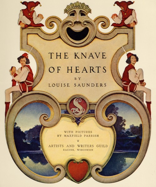 Knave of Hearts - frontispiece with jesters 1925
