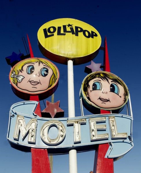 Lollipop Motel sign, Wildwood, New Jersey 2006