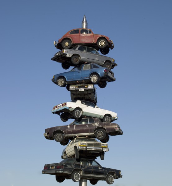 Berwyn car spindle, Berwyn, Illinois 2006