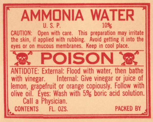 Ammonia Water 1920