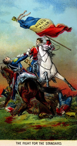 Ayer's Pills - The Fight for the Standard 1890