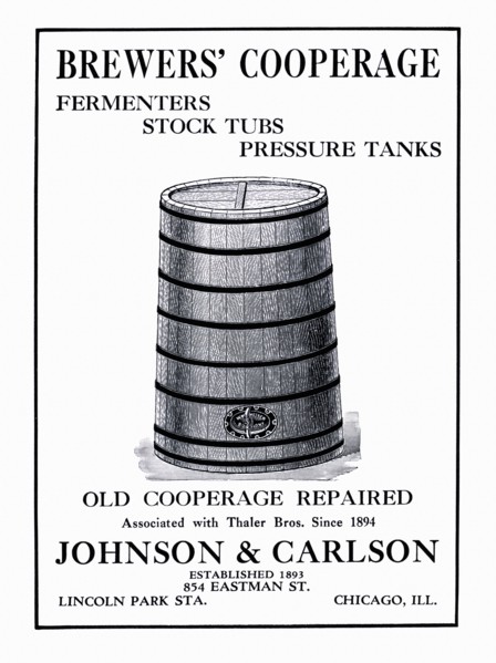 Brewers' Cooperage 1933
