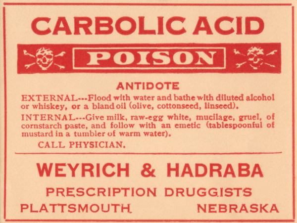 Carbolic Acid 1920