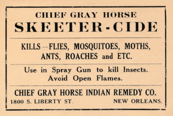 Chief Gray Horse Skeeter-Cide