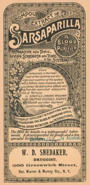 Compound of Sarsaparilla