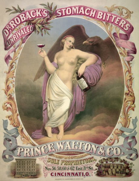 Dr. Roback's Stomach Bitters 1866