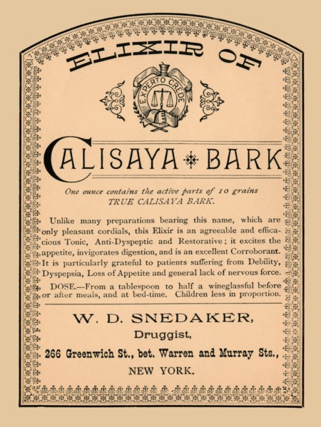 Elixir of Calisaya Bark