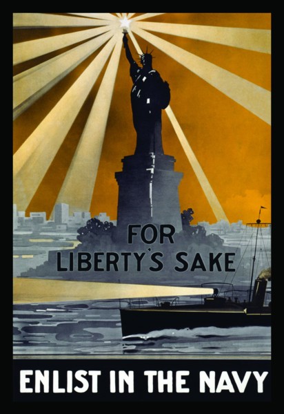 For Liberty's sake, enlist in the Navy 1917
