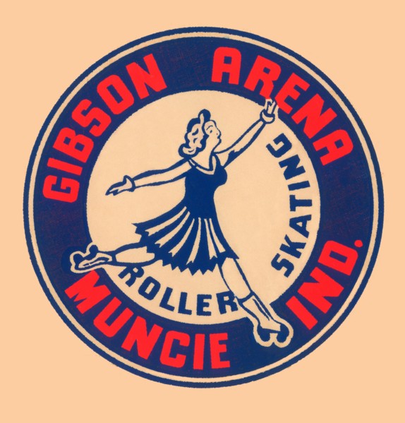 Gibson Arena Roller Skating 1950