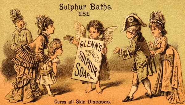 Glenn's Sulphur Soap - Cures all Skin Diseases 1890