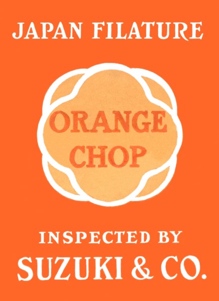 Japan Filature, Orange Chop, Suzuki & Co. 1891