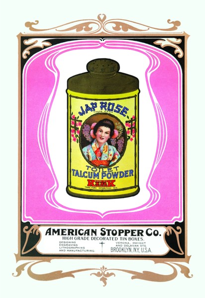 Japanese Rose Talcum Powder 1900