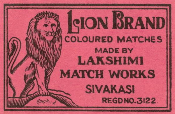Lion Brand Coloured Matches