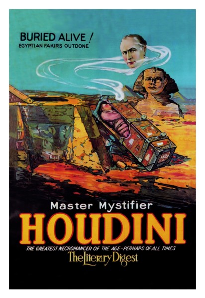 Literary Digest: Houdini Buried Alive