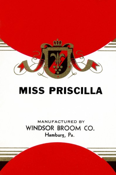 Miss Priscilla Broom Label