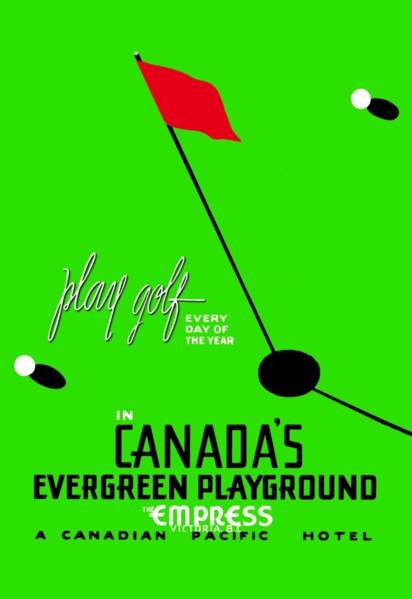 Play Golf in Canada's Evergreen Playground 1938