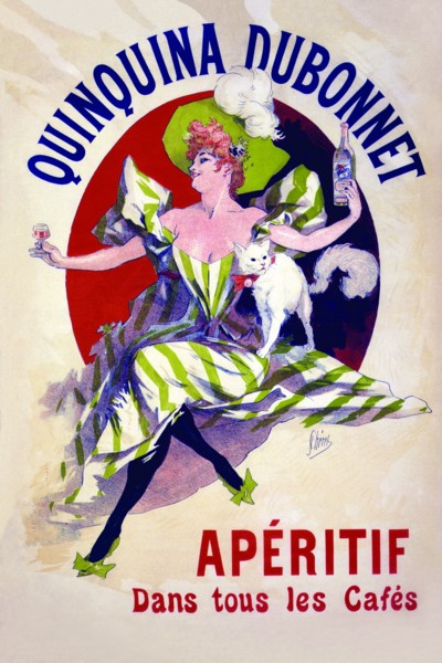 Quinquina Dubonnet apéritif dans tous les cafés  1895