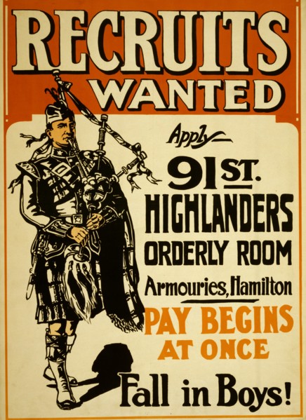 Recruits wanted ... fall in boys!  1916