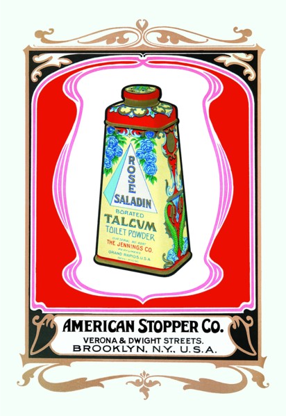 Rose Saladin Talcum Powder 1900