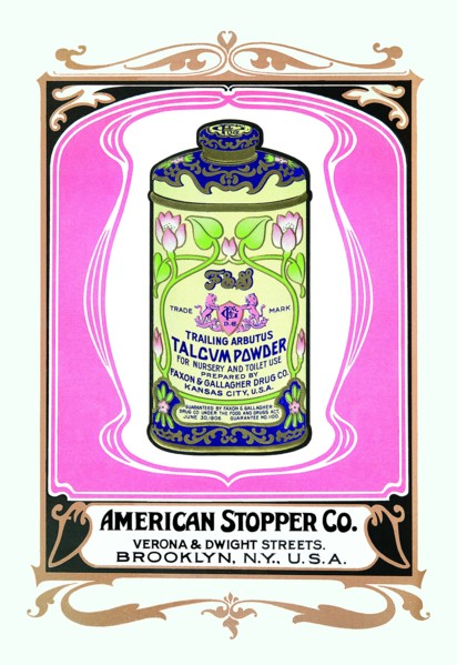 Trailing Arbutus Talcum Powder 1900