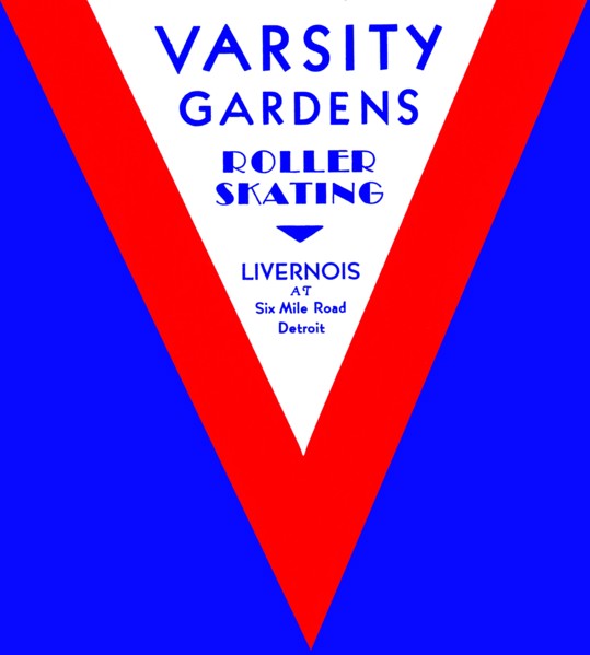 Varsity Gardens Roller Skating 1950