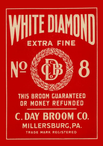 White Diamond Extra Fine Boom Label 1910