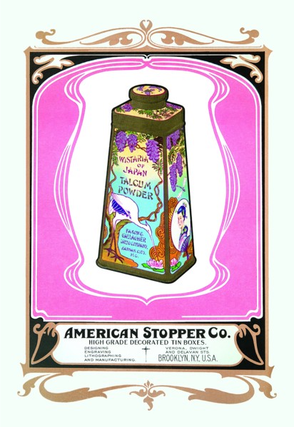 Wisteria of Japan Talcum Powder 1900