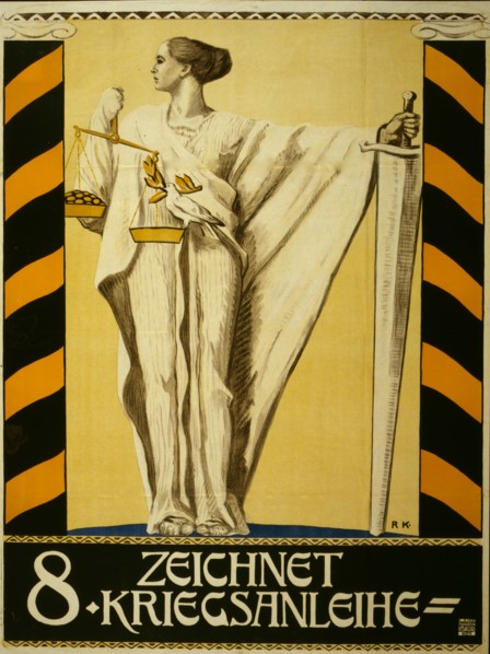 Zeichnet 8. Kriegsanleihe;  Subscribe to the 8th War Loan. 1918