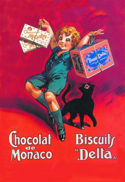 Chocolates from Monaco and Delta Biscuits 1930