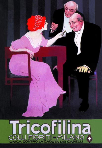 Advertisement for Tricofillina Headache Medicine
