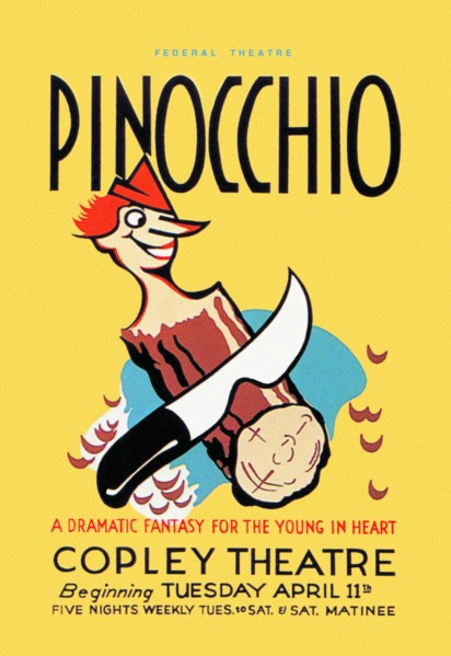 Federal Theatre Presents Pinocchio at the Copley Theatre