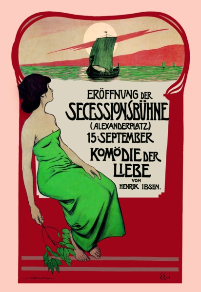 Poster for an Ibsen Play 1900