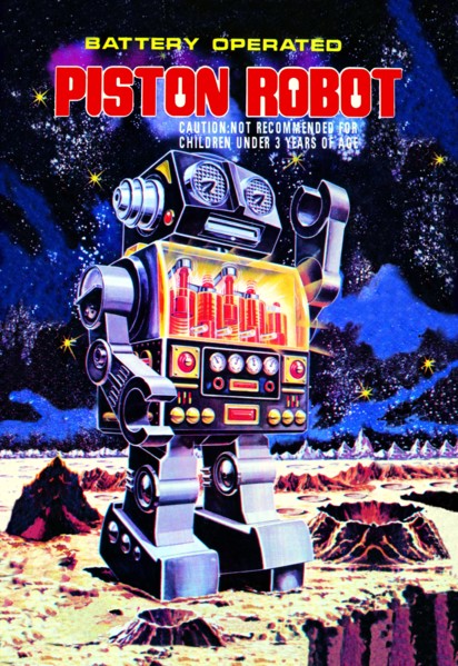 Battery Operated Piston Robot